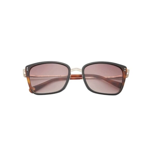 NEW! Ted Baker London Women's 56mm Square Frame Sunglasses Tortoise Blush Lens - Picture 2 of 4